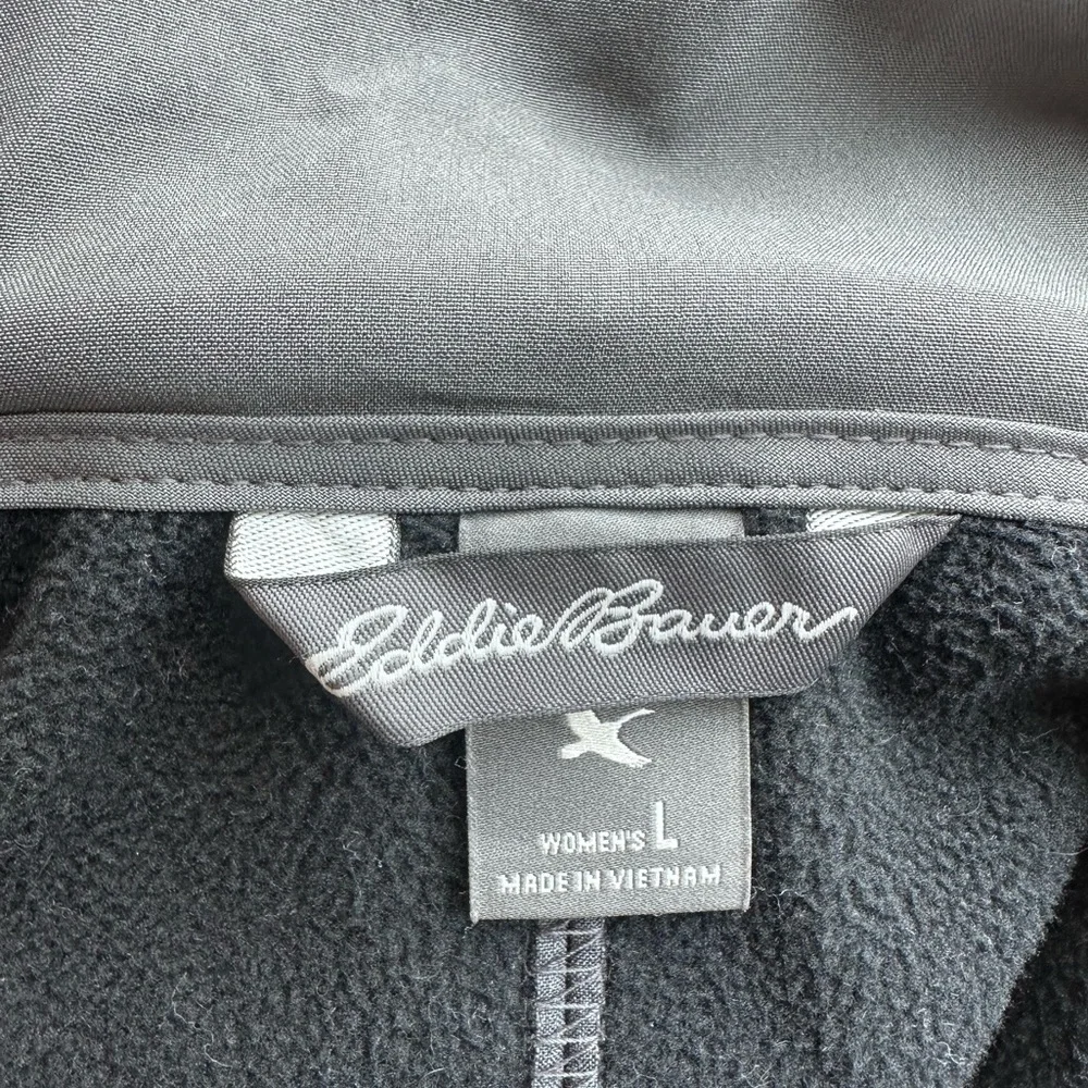 Eddie Bauer ‘Windfoil Elite’ Hooded Fleece Lined Gray Trench Coat | SIZE L - Picture 8 of 11